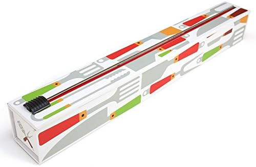 ChicWrap 18" Foil Dispenser with 18"x 30' Roll of Professional Aluminum Foil - Reusable Dispenser... | Amazon (US)