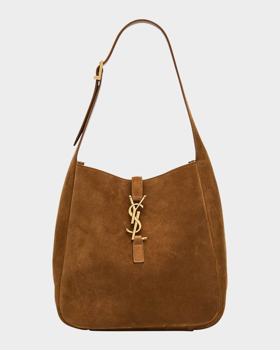 Saint Laurent Le 5 A 7 Small Suede Hobo Shoulder Bag | Neiman Marcus