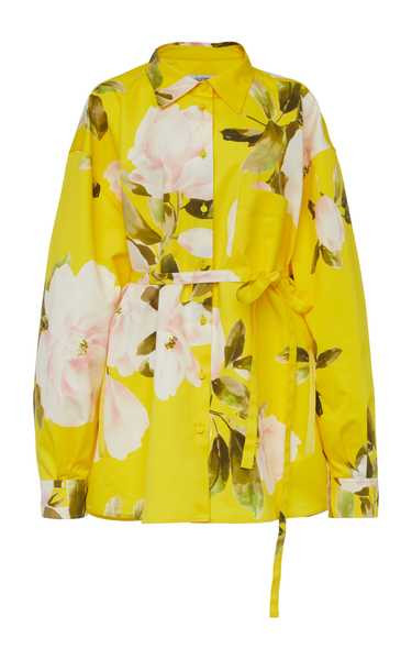 Oversized Floral Cotton-Silk Shirt | Moda Operandi (Global)