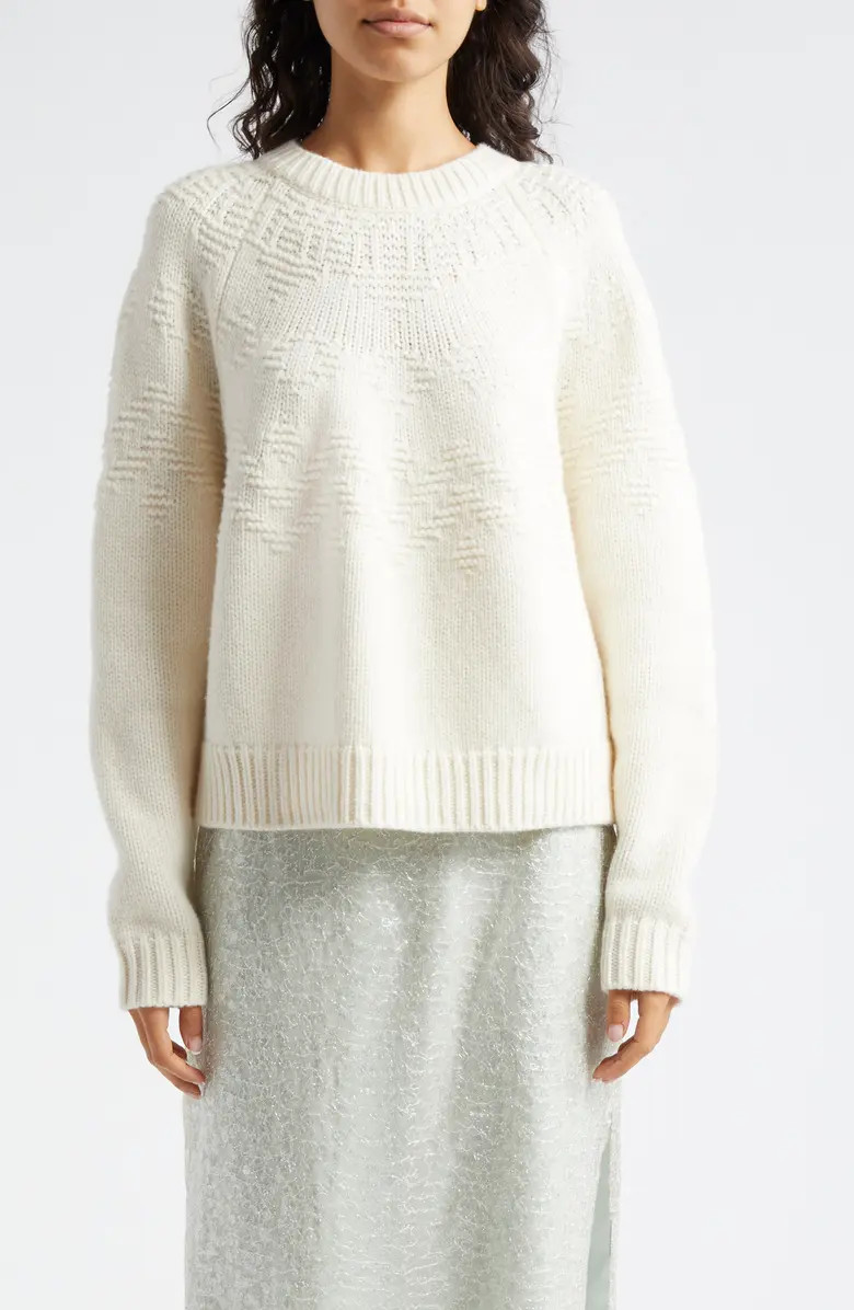 Vince Textured Fair Isle Wool Sweater | Nordstrom | Nordstrom