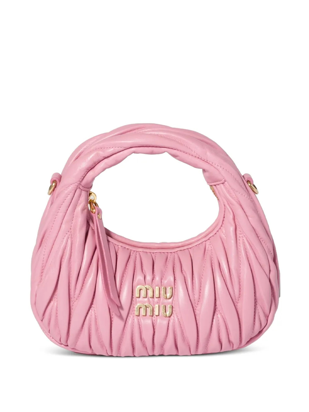 Miu Miu Wander Mini-Tasche Aus Nappaleder | Rosa | FARFETCH AT | Farfetch Global