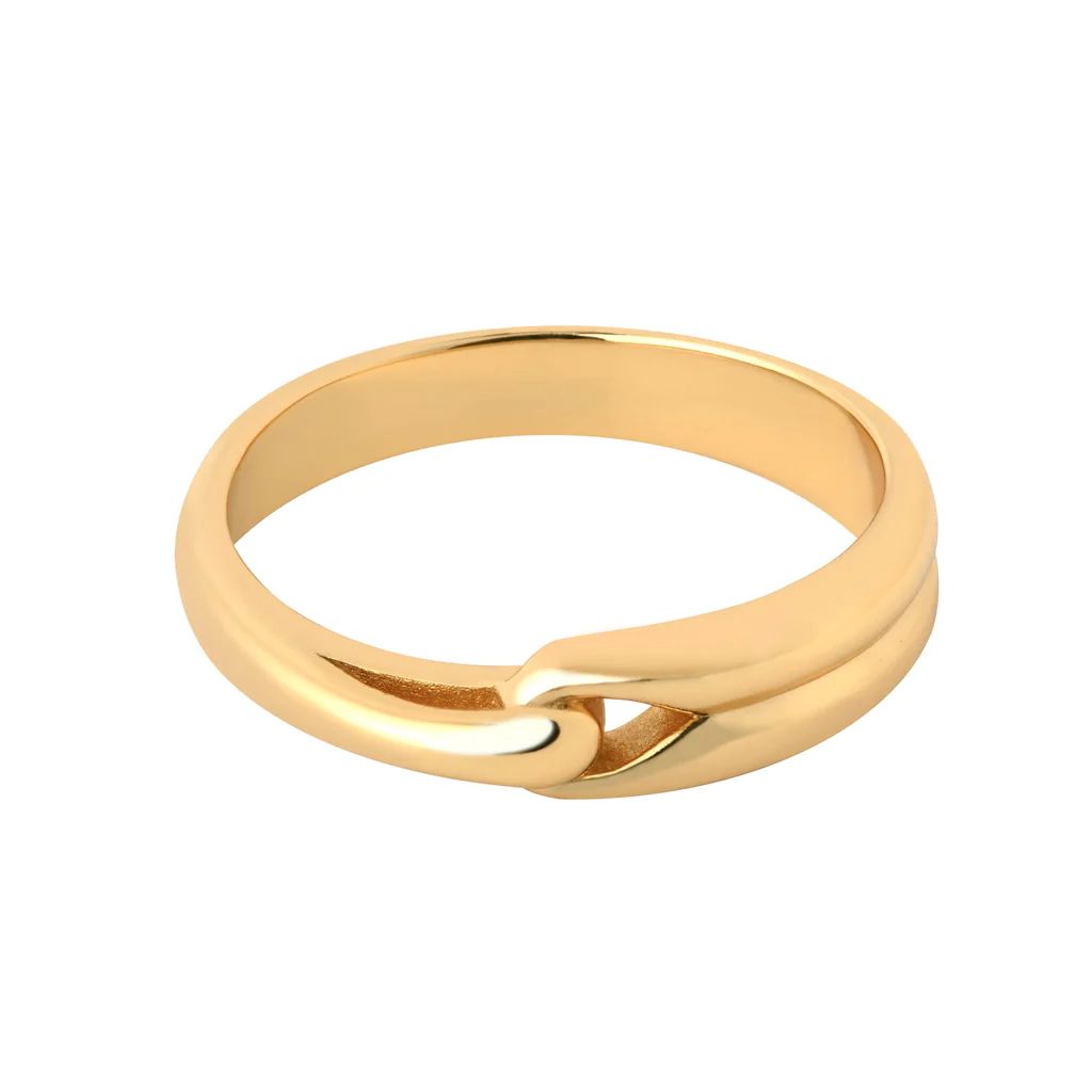 Infinite Ring in Gold | Astrid and Miyu