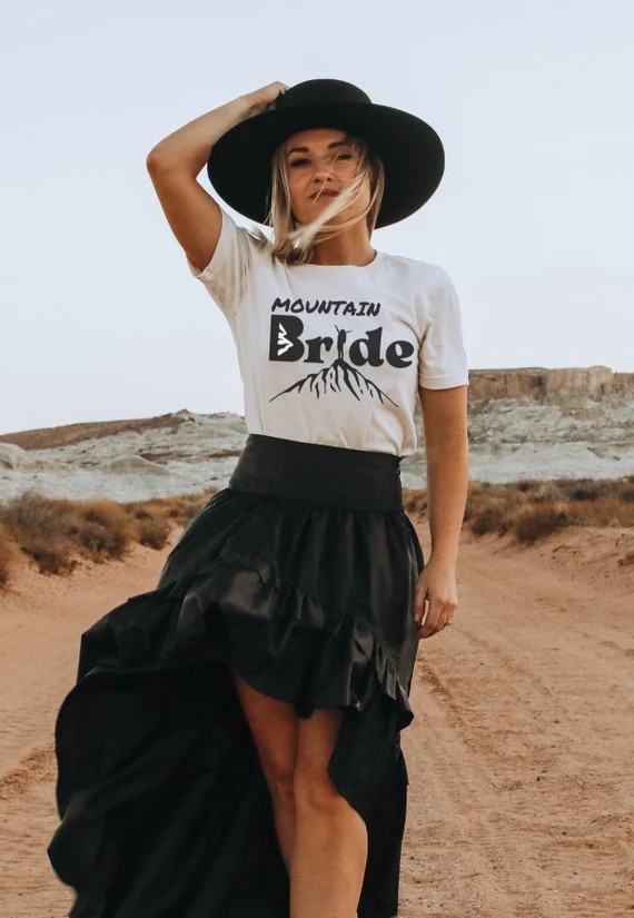 Last Trail Before the Veil Shirt Hiking Bride Shirt Mountain - Etsy | Etsy (US)