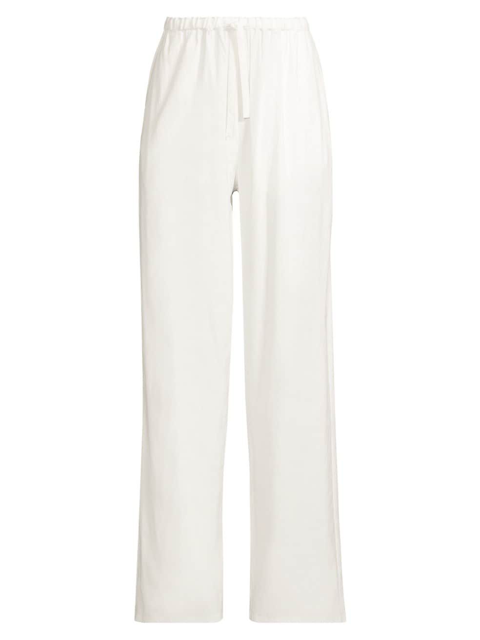 Stretch-Linen Pajama Pants | Saks Fifth Avenue
