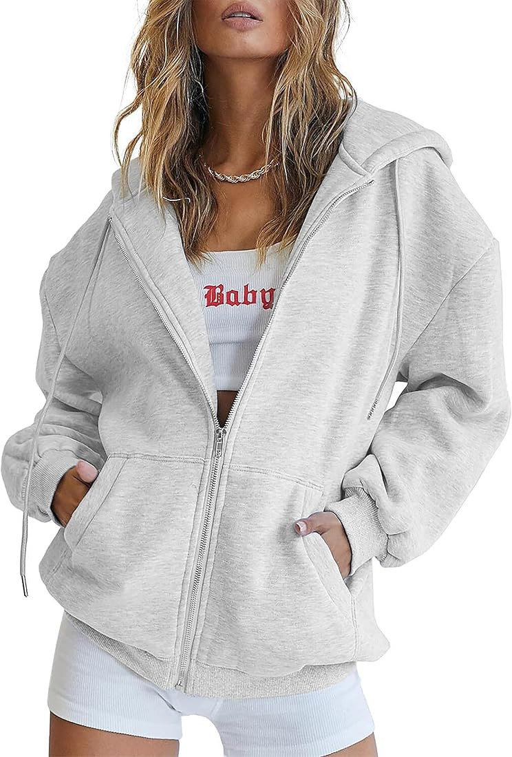 Women’s Oversized Zip Up Hoodie | Amazon (CA)