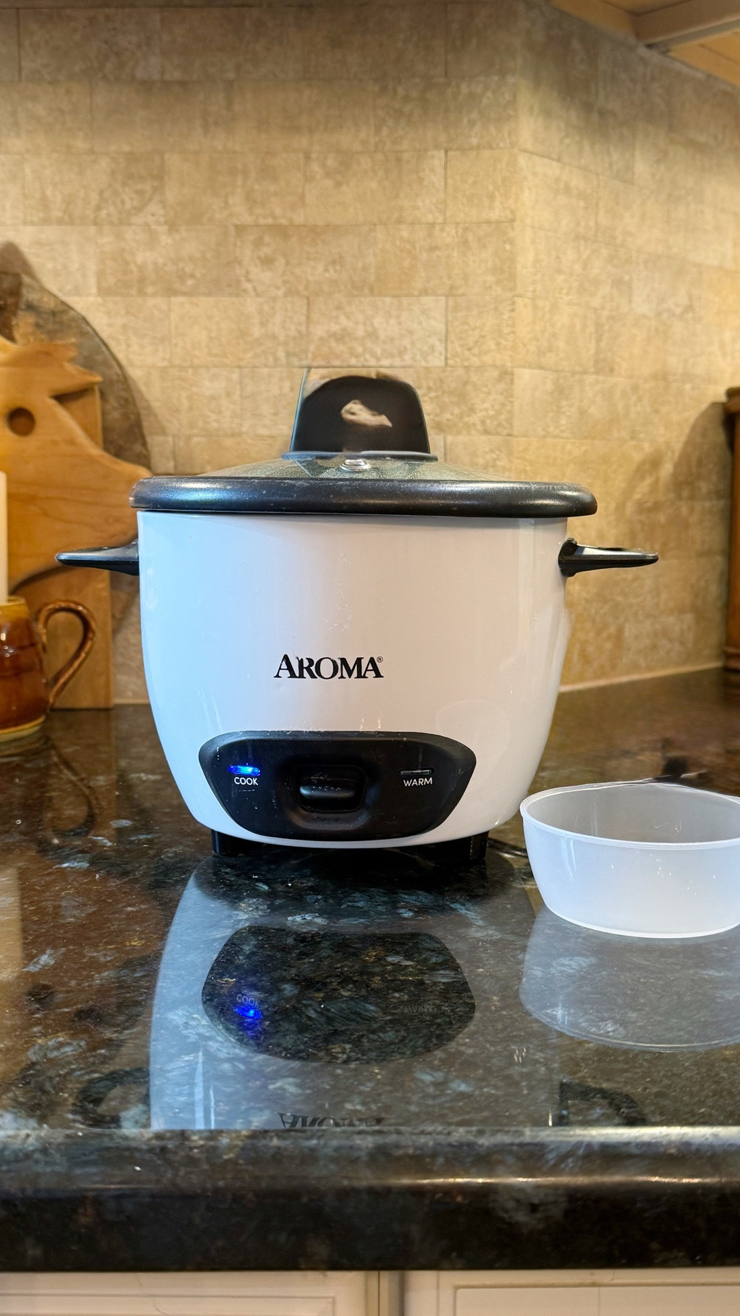 This is these most used small appliance in our kitchen. We use this convenient rice cooker at least 3-4 times per week.  It also had a steamer basket for steam small veggies while cooking the rice. 
It cooks up to 3 cups of uncooked rice to perfection every single time. It’s a kitchen must have!

#LTKHome #LTKfoodie