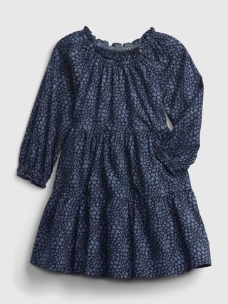 Toddler Tiered Ruffle-Neck Dress | Gap (US)