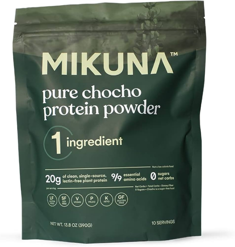 Mikuna - Vegan Plant Based Complete Protein Powder- Keto, Soy Free, Gluten Free, Dairy Free, Lect... | Amazon (US)
