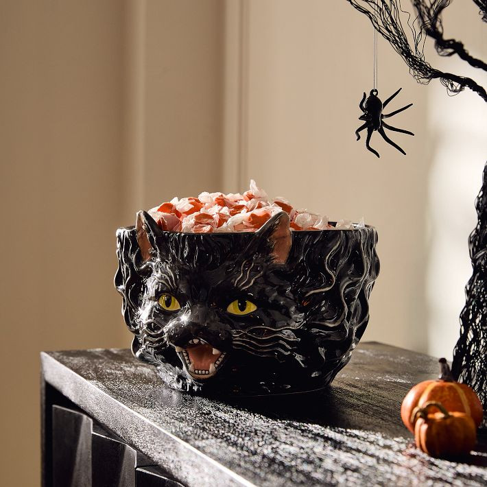 Dapper Animal Halloween Candy Bowl | West Elm (US)