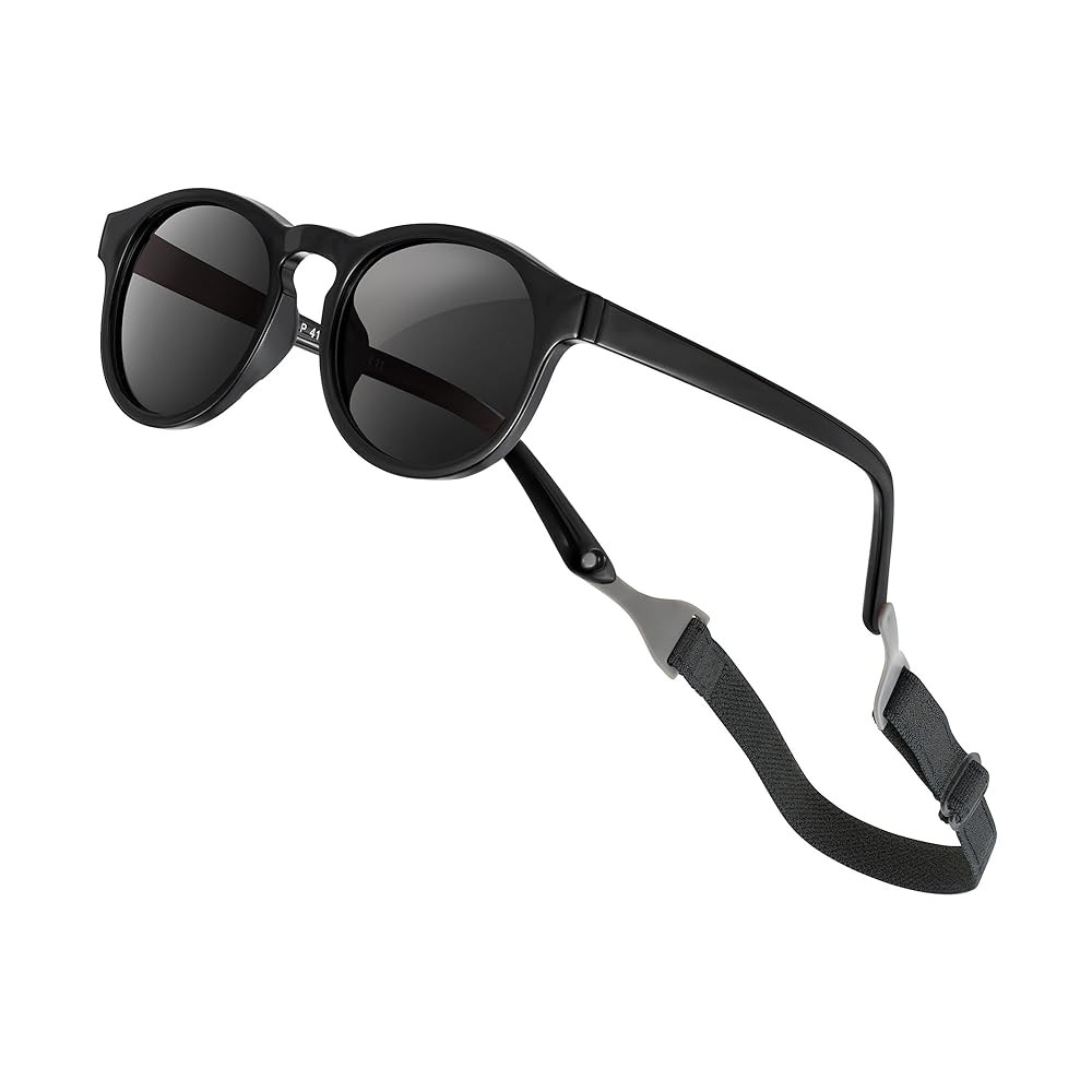 Baby Sunglasses with Strap Polarized Flexible UV400 for Infant Toddler Boys Girls Age 0-24 Months | Amazon (US)