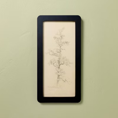 16"x8" Sketched Tree in Black Frame Wall Art - Hearth & Hand™ with Magnolia | Target