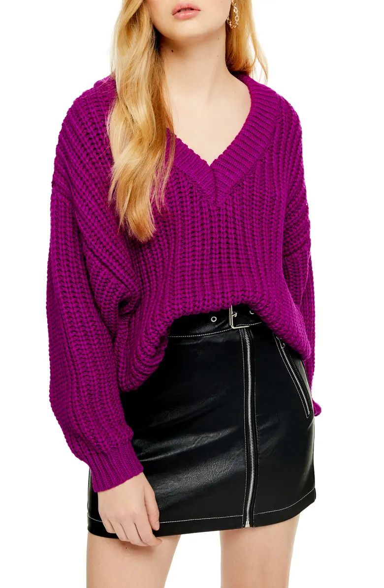 Oversize V-Neck Sweater | Nordstrom