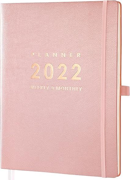 2022 Planner - Planner 2022 Weekly & Monthly, 8.5" x 11", Jan. 2022 - Dec. 2022, Pen Holder, Cale... | Amazon (US)