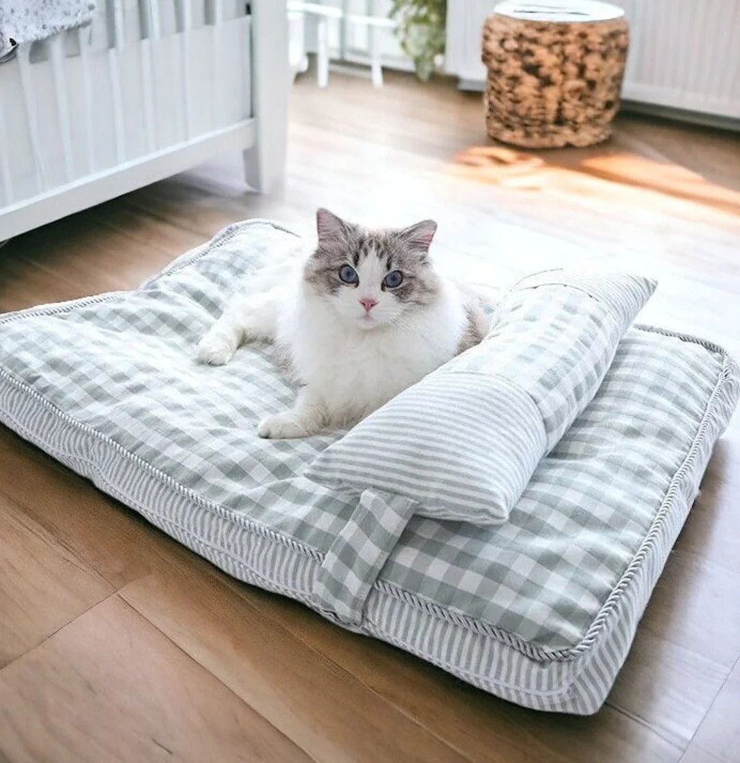 Comfy Cat Sofa With Soft Pillow, Dog Bed, Cat Couch Bed, Pet Products, Cute Dog Sofa, Soft Pet Ne... | Etsy (US)