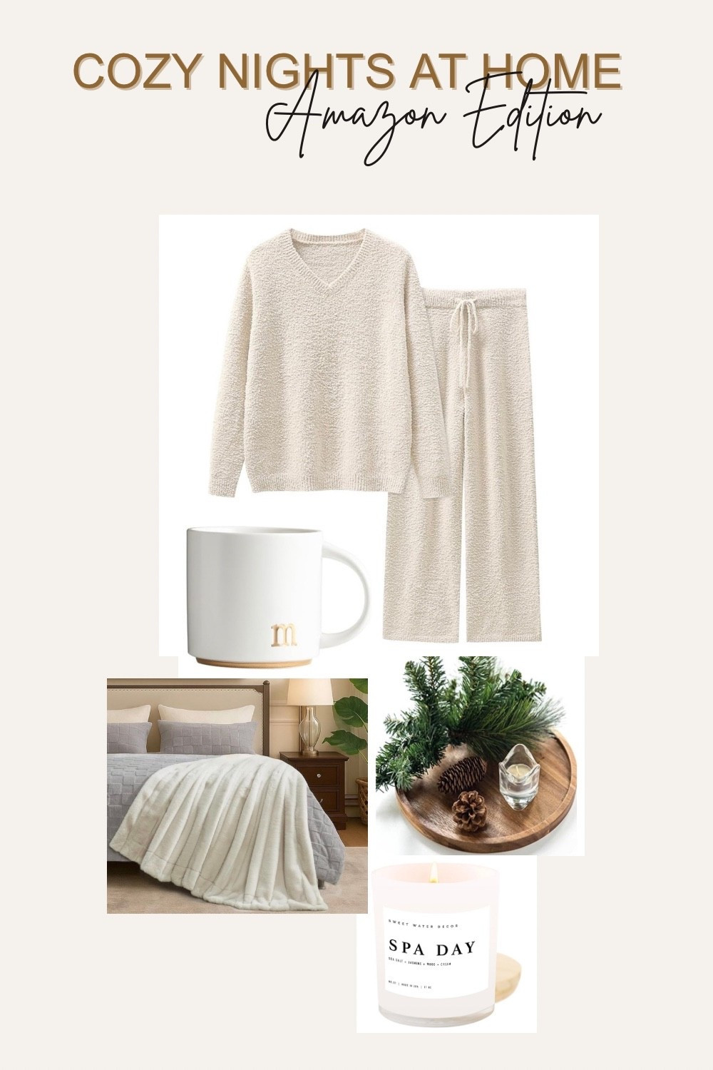 Cozy nights at home 🤍
These are the pieces I reach for when I want my space (and routine) to feel calm, warm, and effortless.
Saving this for slow evenings, weekend resets, and cozy nights in ✨ #cozyhome #neutralhome#cozynights #amazonfinds

#LTKFindsUnder100 #LTKHome