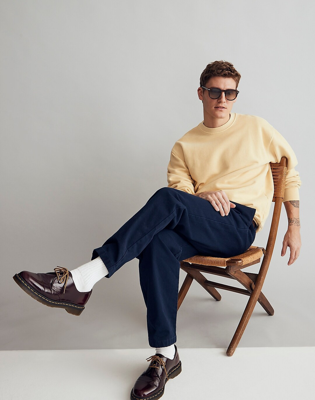 Brushed Terry Crewneck Sweatshirt | Madewell