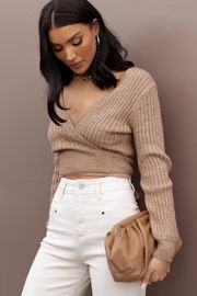 Brother Knit Sweater - Mocha | Petal & Pup (US)