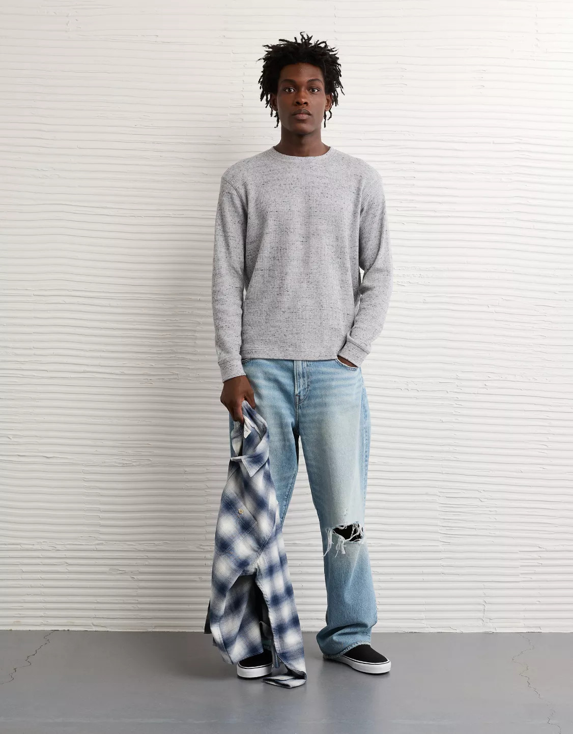 AE Cozy Waffle Thermal T-Shirt | American Eagle Outfitters (US & CA)