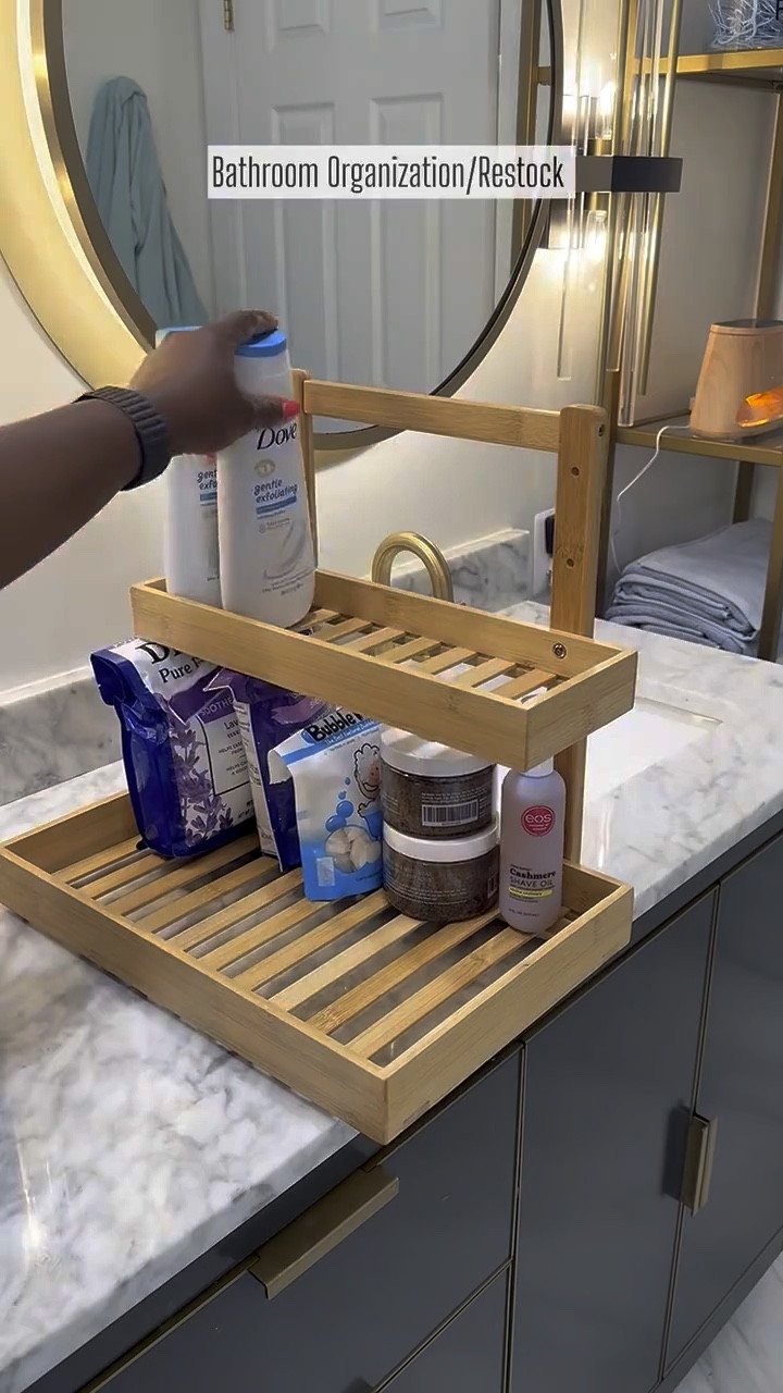 Restock my bathroom with me using some of my favorite organizers 

#LTKHome #LTKSaleAlert