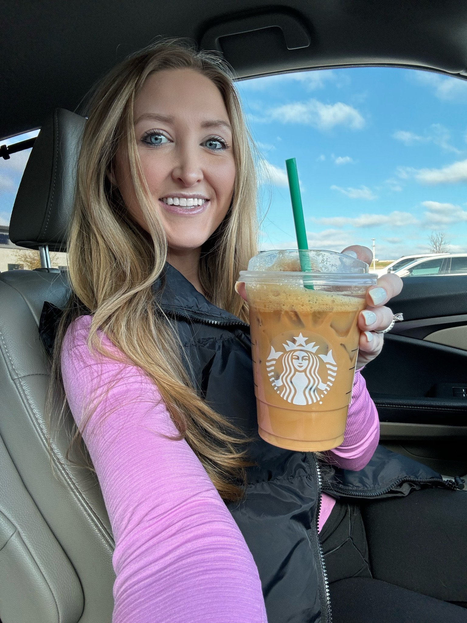The perfect pink shirt from #lululemon for February and Valentine’s Day outfit 🩷 with a black vest and flare leggings.  #valentines #pink 


#LTKfamily #LTKstyletip #LTKfindsunder50