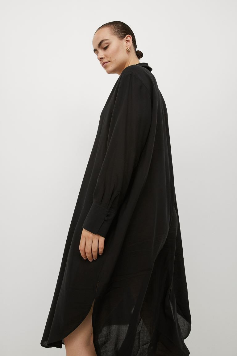 Lyocell-blend Shirt Dress | H&M (US + CA)