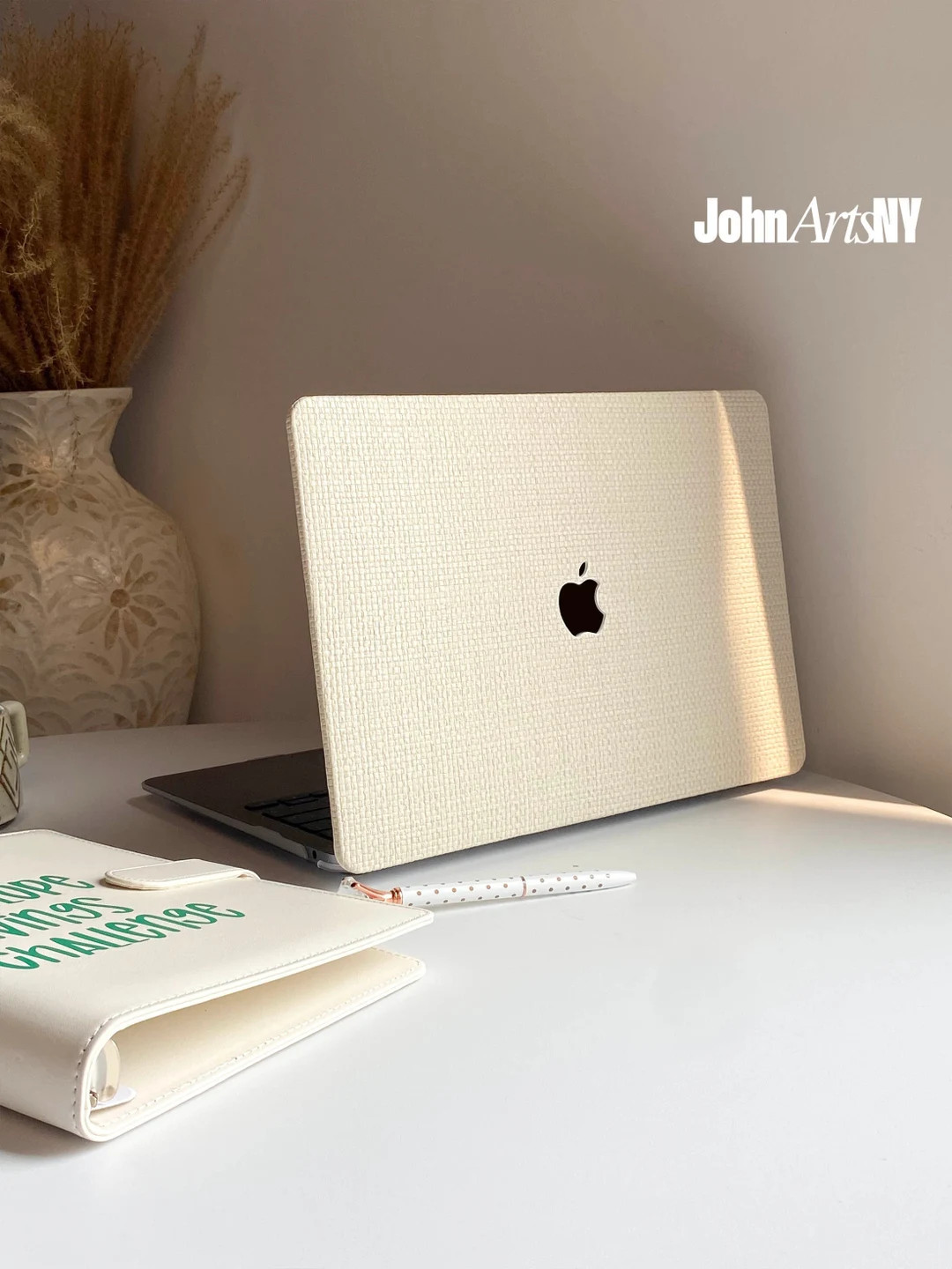 Beige Check Leather Case MacBook Hard Case Cover for MacBook Air 13 MacBook Pro 13 14 16 15 Air 1... | Etsy (US)