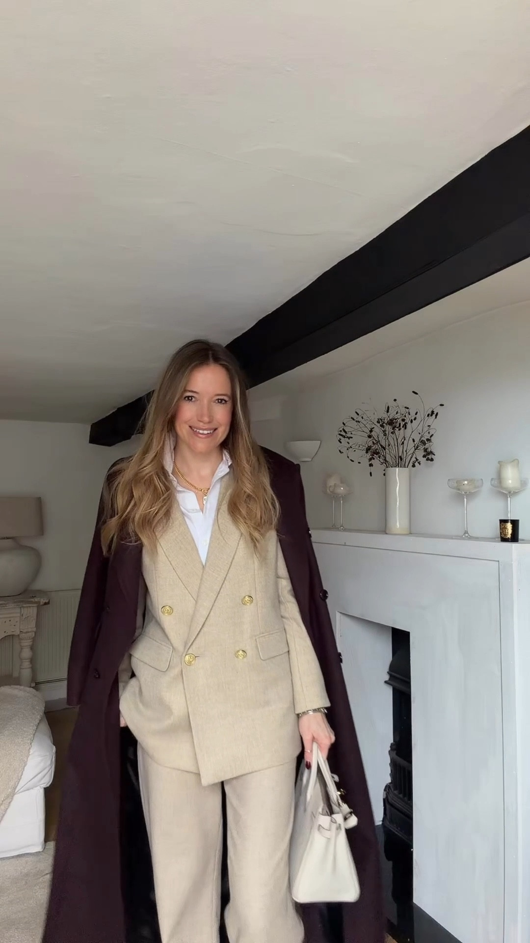 My new favourite look.

The most exquisite oatmeal blazer and high waisted trousers with a white shirt and stunning Merlot coat 

#LTKspring #LTKstyletip #LTKworkwear