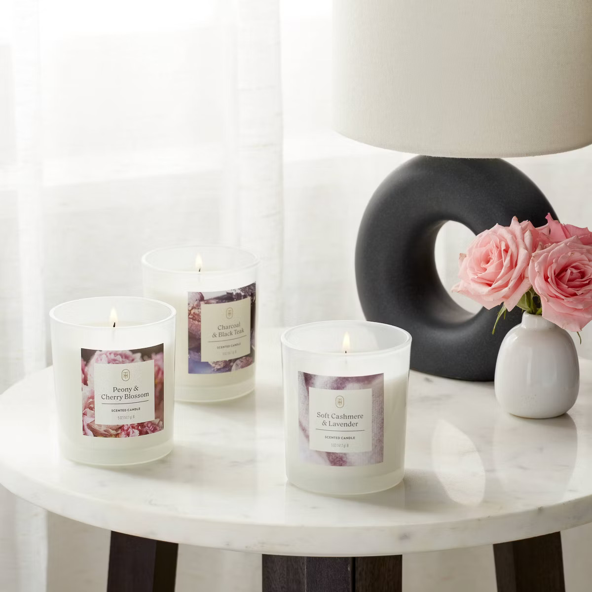 3pk Milky Glass Everyday Fragrances Candle Gift Set Jar Candle - Threshold™ | Target