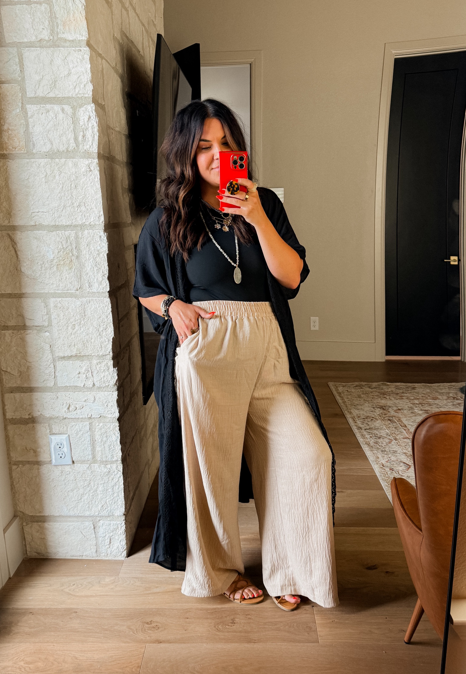 Cute and classy summer outfit with these linen SUPER amazing pants!
Pants: XXL (I am 5’7). They are a DREAM!!
Tank: (BWCXSPANX)
Kimono: XL
Lace Up Sandals: I size up 1/2 size 


#LTKFindsUnder50 #LTKStyleTip #LTKMidsize