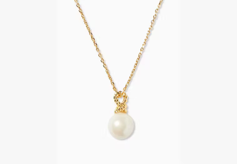 Sailor's Knot Drop Pendant Necklace | Kate Spade Outlet