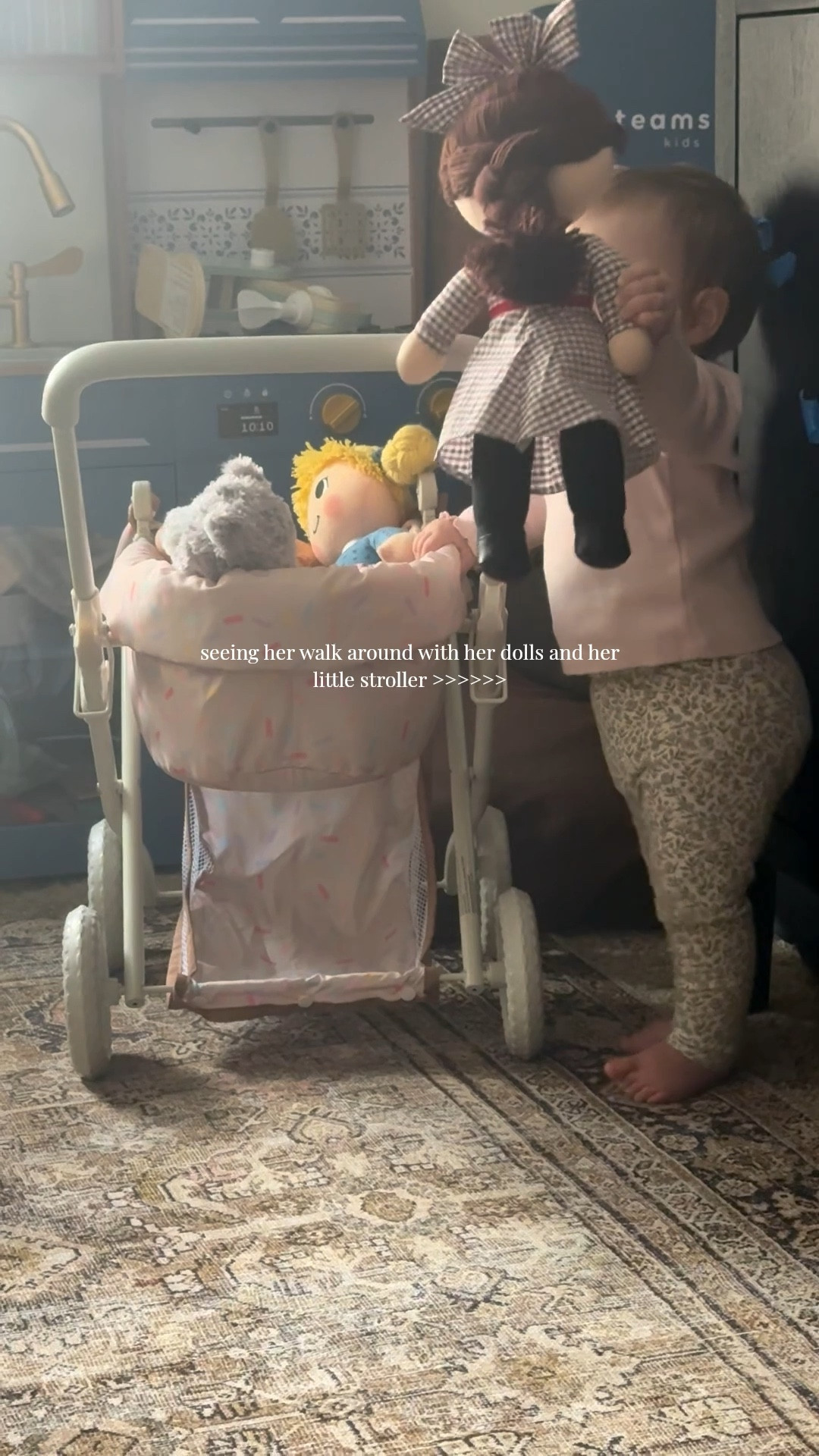 AND it folds for easy storage! A MUST for me. 

Yes she’s probably still a little too young (she’s 15 months right now) BUT it’s just the sweetest thing. And I’m truly obsessed. 

Her pants are from Jamie Kay 

#LTKmomlife #LTKKids #LTKBaby