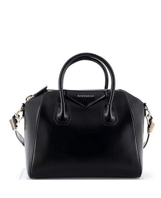Pre-Owned Givenchy Small Antigona Bag Glazed Leather - Macy's | Macy's