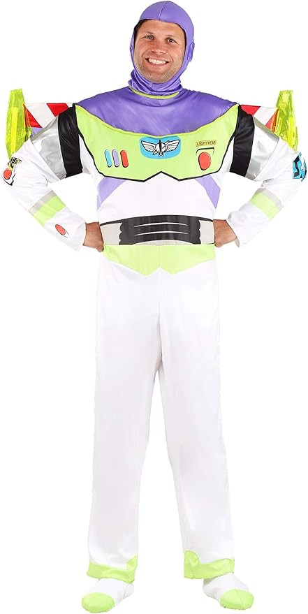 Disguise Mens Toy Story Buzz Lightyear Deluxe Adult Sized Costumes, As Shown, Mens X-Large 42-46 ... | Amazon (US)