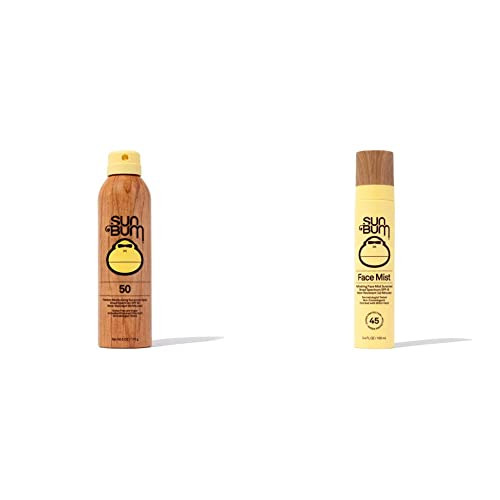 Sun Bum Original SPF 50 Sunscreen Spray + Sun Bum Original SPF 45 Sunscreen Face Mist | Amazon (US)