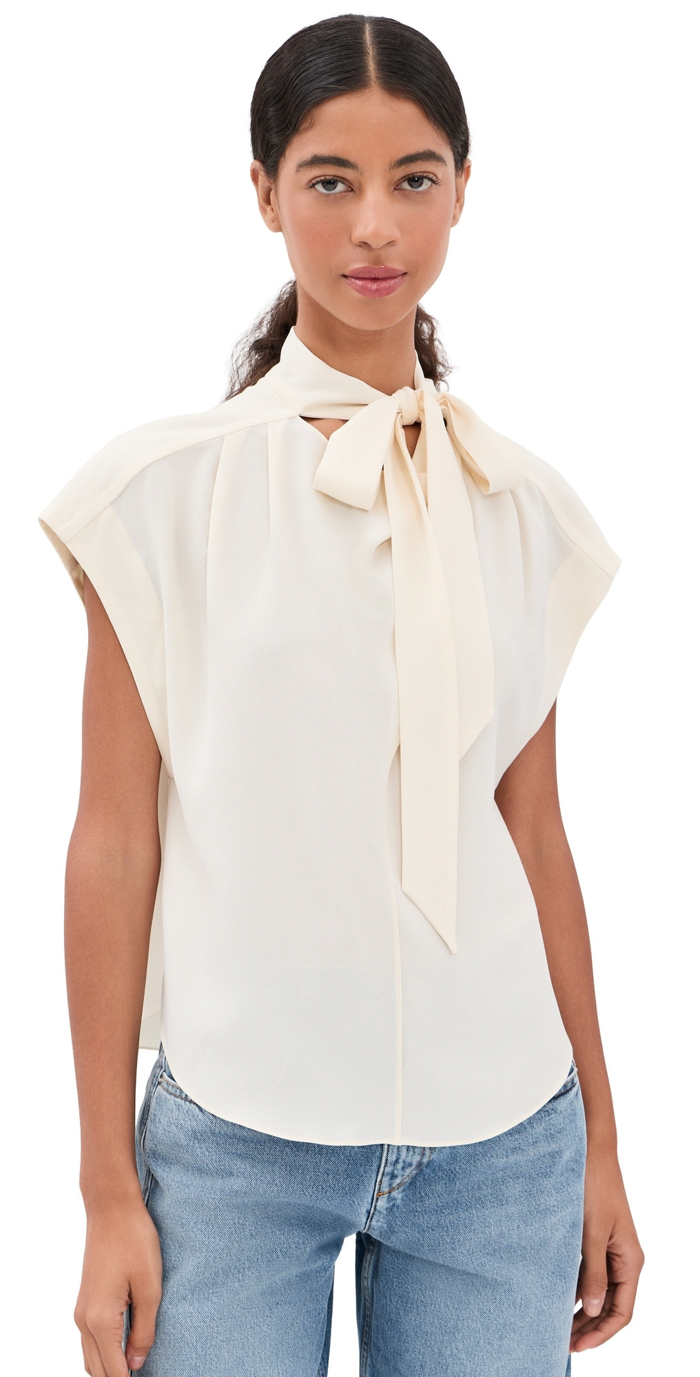 Isabel Marant Selene Top Ecru 36 | Shopbop