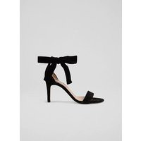 Helena Black Suede Heel Sandals, Black | L.K. Bennett (UK)