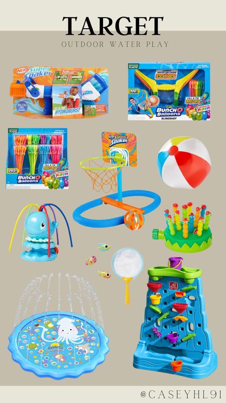 Outdoor water toys at Target! Great time to start buying toys that will help keep the kids cool while they play in the summer heat! 

#LTKswim #LTKSeasonal #LTKkids