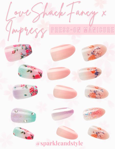The collab I never even thought of but SO NEED! I’m OBSESSED with the new LoveShackFancy x Impress Manicure collection! They have the dreamiest floral prints and pastel designs and they’re only $10! 🌸💖

Press on manicure, press on nails, press ons, floral nails, pink nails, blue nails, pastel nails, spring nails, spring manicure, pastel manicure, floral manicure, pink manicure, blue manicure 

#LTKbeauty #LTKunder50 #LTKFind