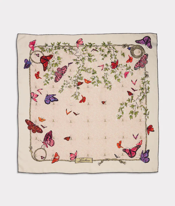 Mariposa Silk Scarf | Lucchese Bootmaker