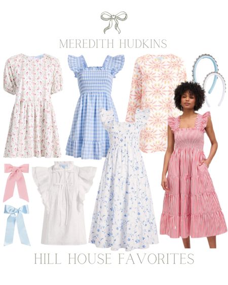 Hill house, womens fashion, spring fashion, summer fashion, gingham dress, red and white dress, Fourth of July outfit, blue dress, coastal outfit, vacation outfit idea, shift dress, hair bow, headband, accessories, white lace dress, mini dress, midi dress, maxi dress, floral dress, shift dress, ruffle sleeve, preppy fashion, coastal grandma, resort outfit, vacation outfit idea, brunch outfit, two piece outfit, green dress, floral dress

#LTKunder100 #LTKstyletip #LTKFind