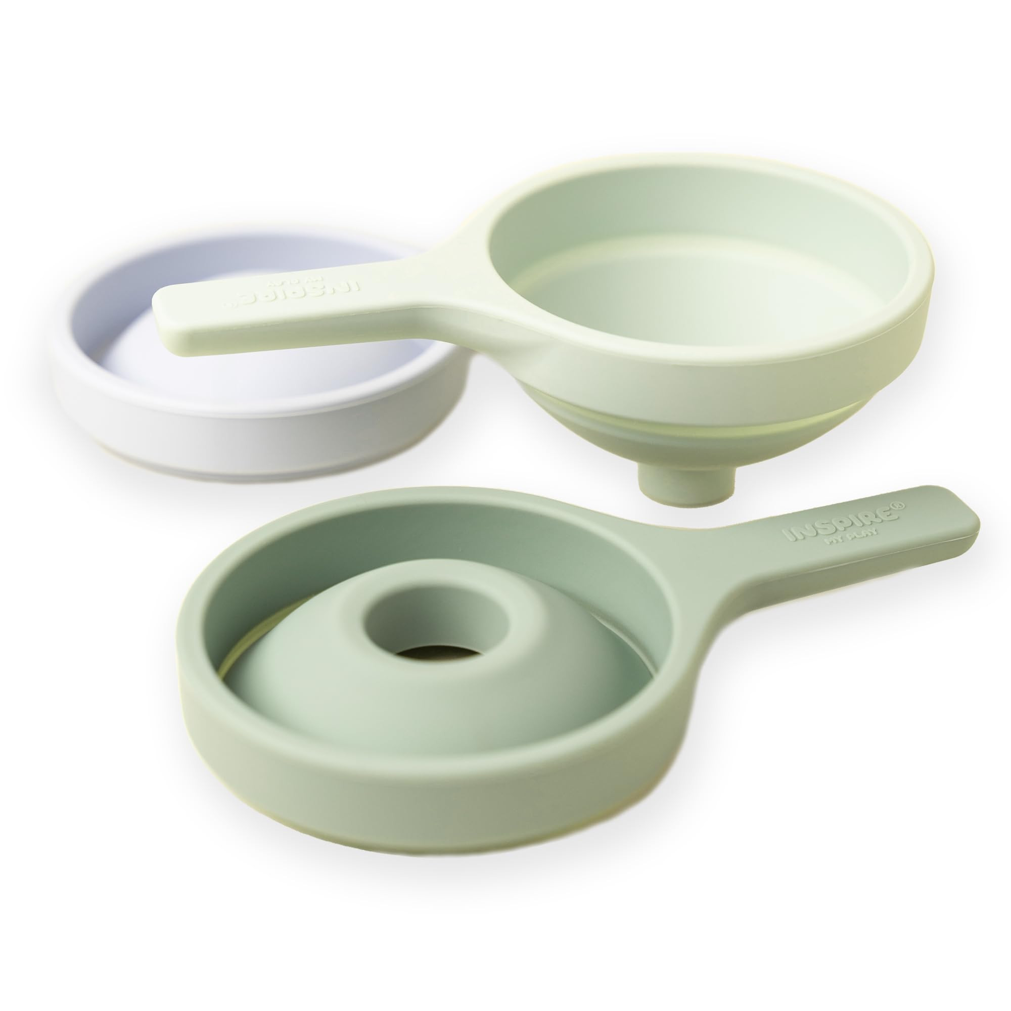 Inspire My Play 3 x Green Silicone Collapsible Funnels for Kids - Sensory Play Funnel Toys for Ki... | Amazon (US)