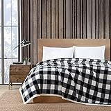 Eddie Bauer - Queen Blanket, Reversible Sherpa Fleece Bedding, Buffalo Plaid Home Decor for All Seas | Amazon (US)