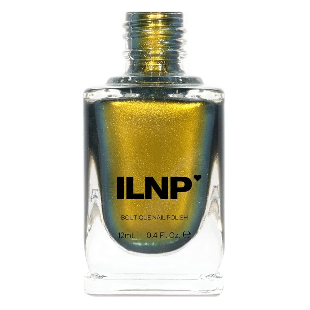 ILNP Bishop - Gold, Olive Green, Greyish Blue Ultra Chrome Nail Polish | Amazon (US)