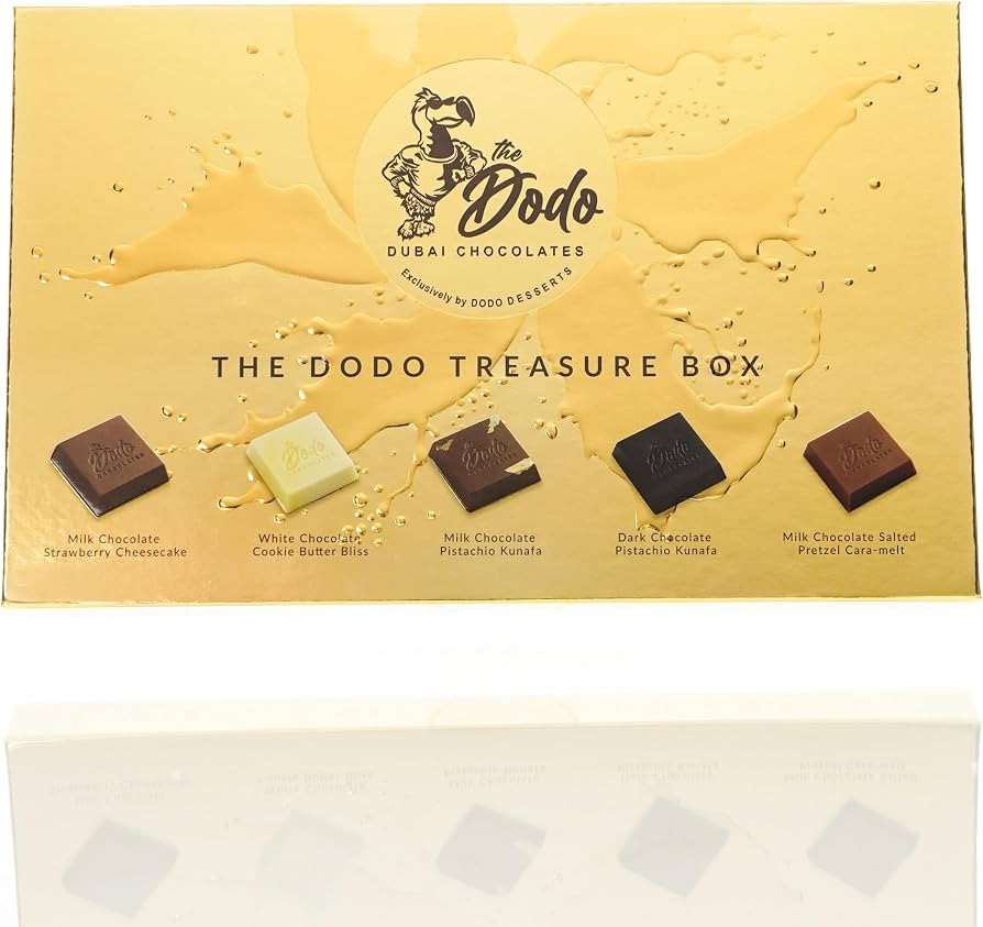 The Dodo Gourmet Golden Treasure Dubai Chocolates Assortment Box | Amazon (US)