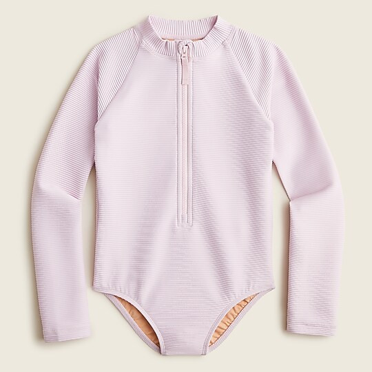 Girls SPF50 Rash Guard Swimsuit  | J. Crew US
