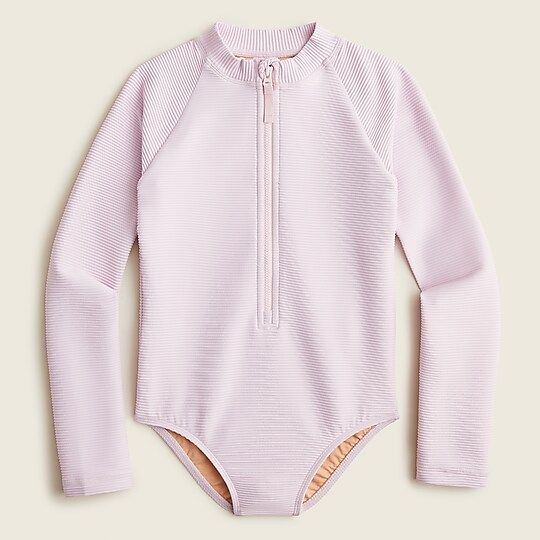 Girls SPF50 Rash Guard Swimsuit  | J.Crew US