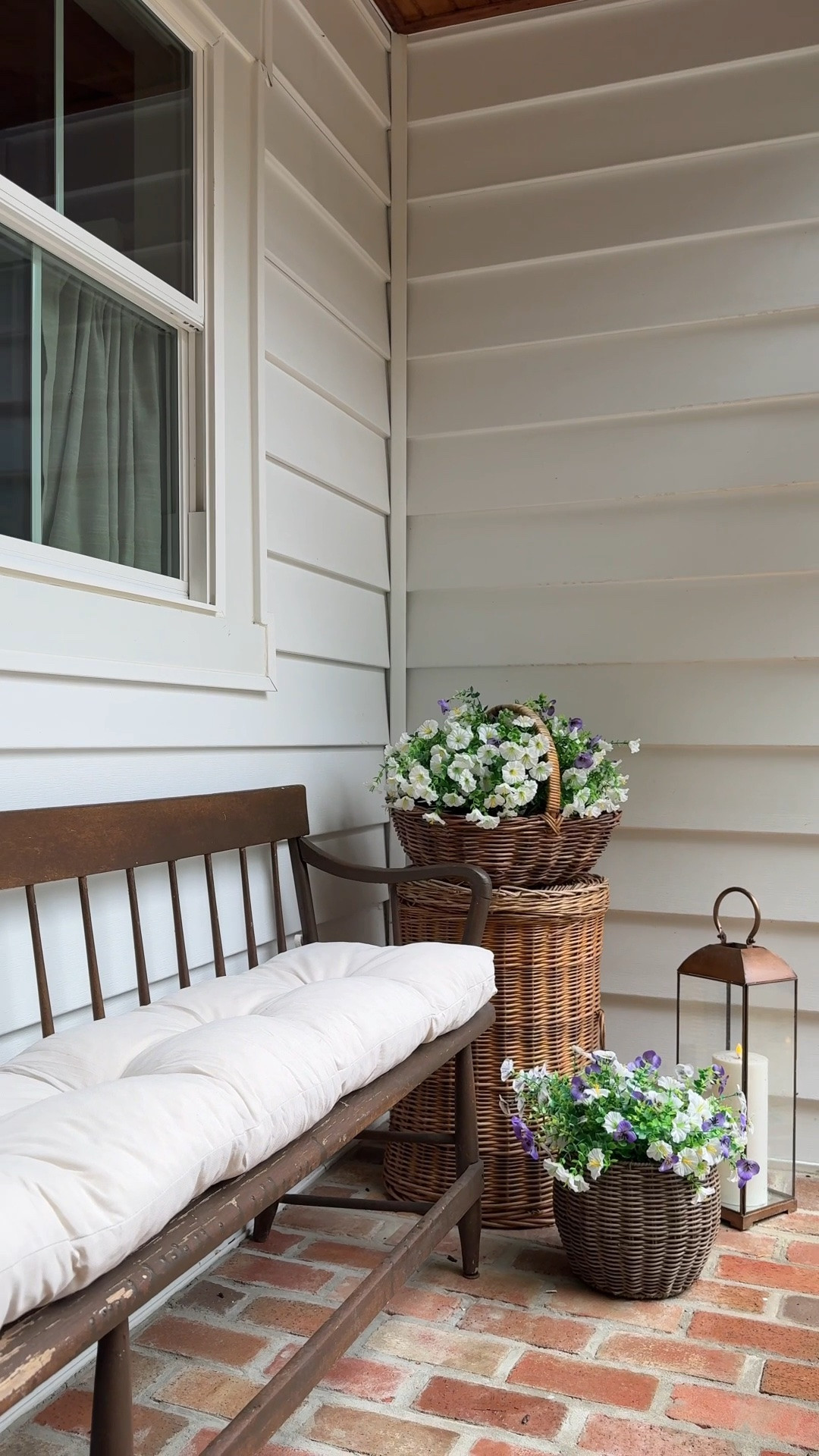Finding a cushion that actually fits an older or vintage bench can be nearly impossible… so I decided to have one made to fit! 🤍

I ordered this custom cushion for my vintage front porch bench, and I couldn’t be happier with how it turned out. It was easy to customize the size, fabric, and details to get exactly the look I wanted, the turnaround time was surprisingly quick, and it was more budget-friendly than I expected for a custom piece.

The best part? This isn’t just for porches. A custom cushion is a great option for window seats, breakfast nooks, entryway benches, mudrooms, built-ins, or any space where standard sizes just don’t work.

It completely transformed my little vintage bench and added such a cozy, welcoming touch to the porch. Sometimes it’s the smallest finishing detail that makes a space feel complete 🥹. 
#FrontPorchDecor #CozyHome #CottageStyle #VintageDecor #HomeDecor #PorchInspiration #CustomCushion #CozyLiving #HomeInspiration

#LTKdayinmylife #LTKgrwm #LTKHome