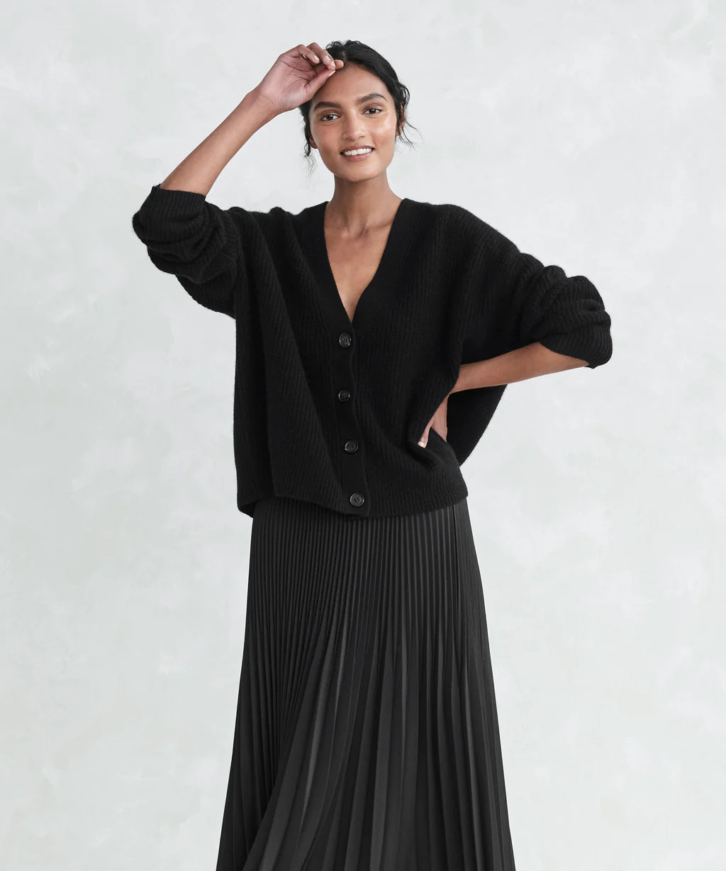 Cropped Cashmere Cocoon Cardigan | Jenni Kayne