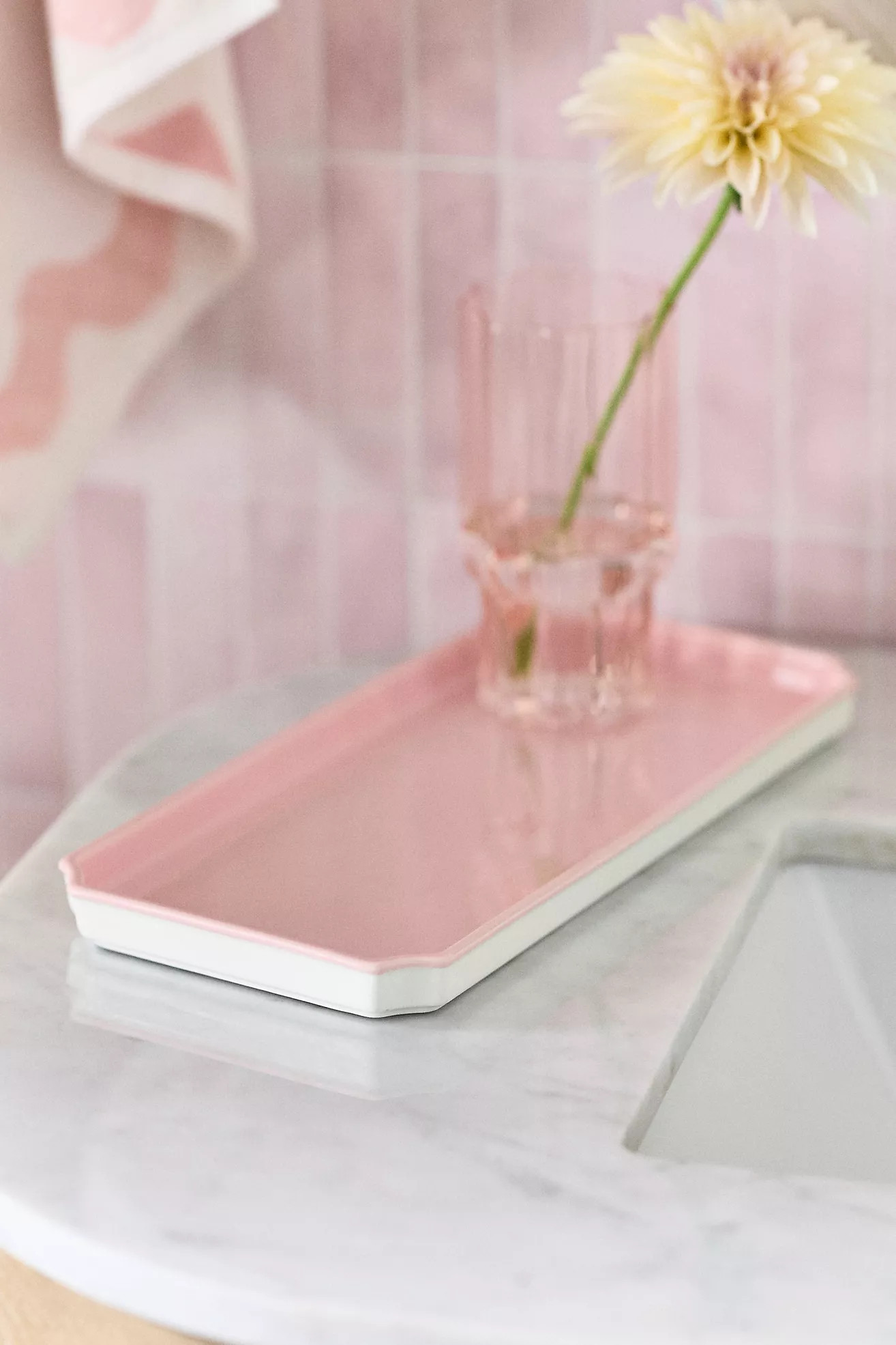 Cerise Ceramic Bath Tray | Anthropologie (US)