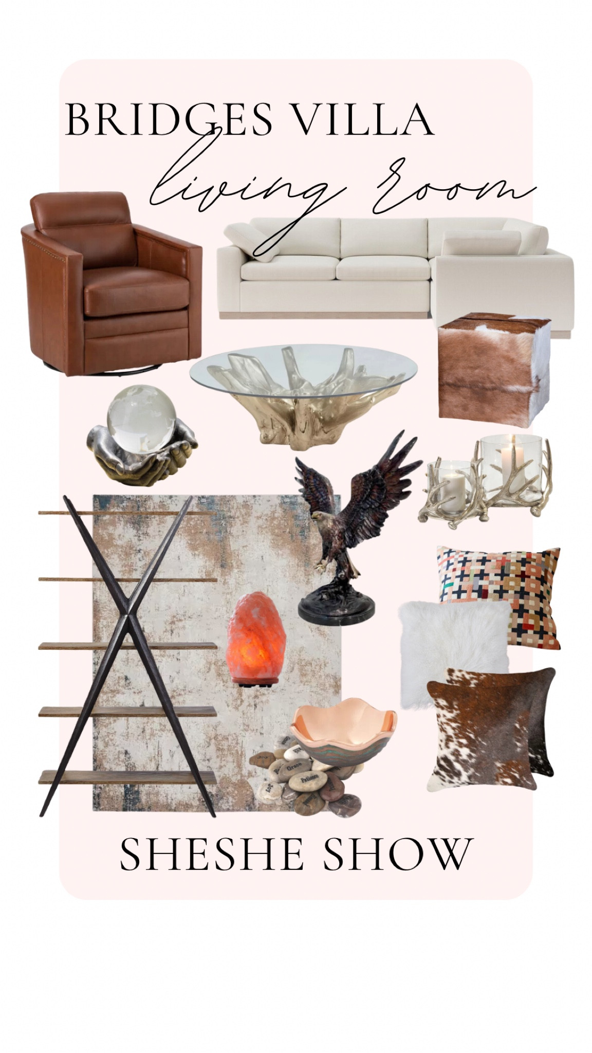 So many requests for links on our new little villa we just finished. I have so much mor coming as I finish up
#homedecor #homefurnishings #mountainliving #mountainmodern #modernrustic #rusticmordern #leatherswivelchair #sectionalsofa #potterybarnsofa #cowhideottoman #cowhidepillows #homeaccessories

#LTKfindsunder100 #LTKstyletip #LTKhome